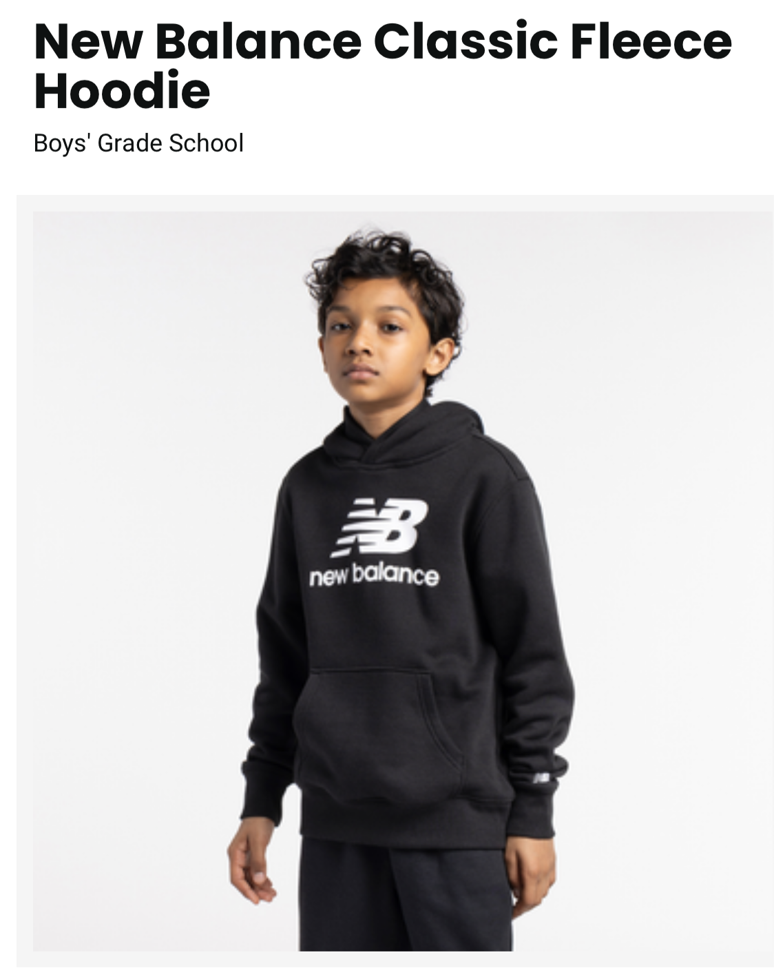 New Balance Classic Fleece Hoodie