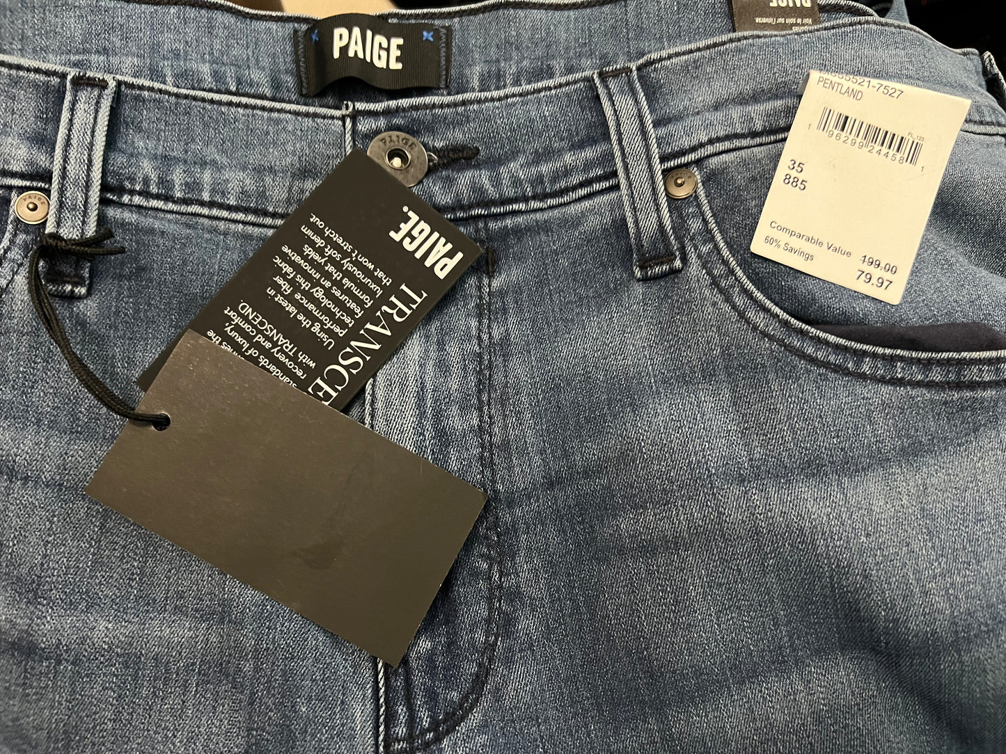 Paige
Federal Straight-Leg Jeans Size 35